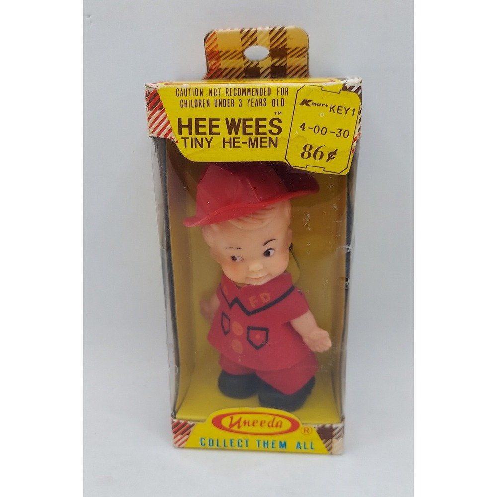 1974 Uneeda Hee Wees Tiny He-Men Fireman